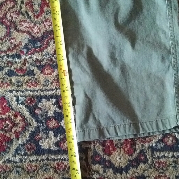 J Jill Cotton Cargo Pant Green - Picture 5 of 7
